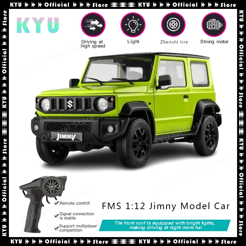 KYU 1:12 Jimny Model rc Remote Control Vehicle 1: 16 Rc Car for HG4-53 Suzuki Jimny Full 4wd Off Road Vehicle Climbing Vehicle