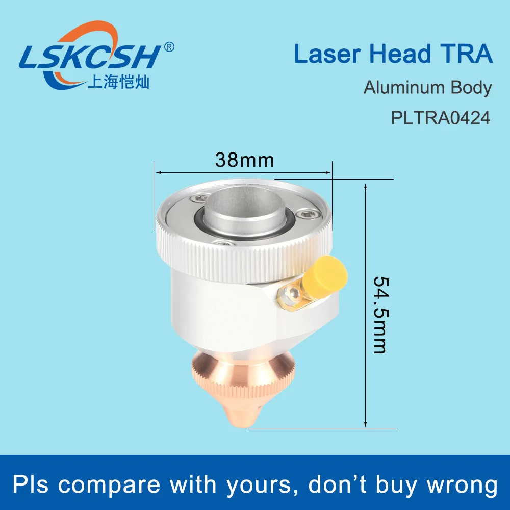 Imagem -02 - Lskcsh-bico Conector de Laser Tra Alunimum Corpo Pltra0424 para Cabeça de Fibra Laser Mini Agentes de Alta Qualidade