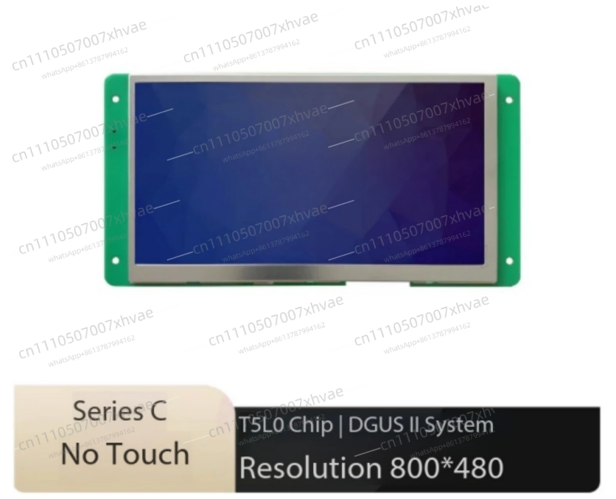 7 Inch Intelligent Serial Screen Touch/NO Touch  LCD Display Module DMG80480C070_04W