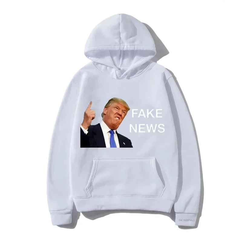 Hot-Selling Trump Printed Cotton Men‘s Sweater American Street Personality Loose Comfortable Versatile Men's And Women's Sweater