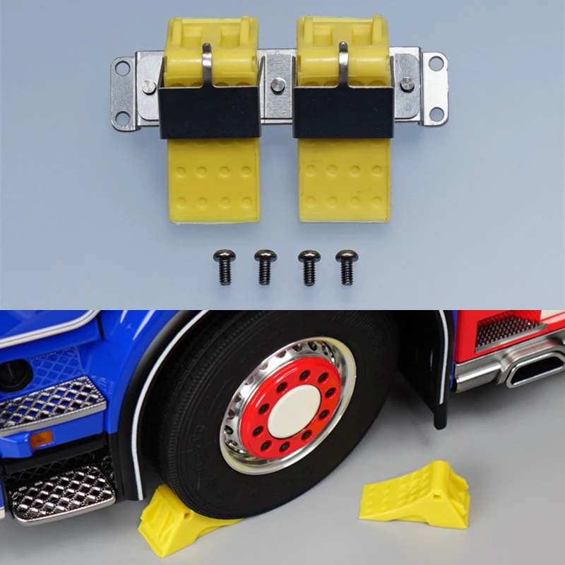 1 Set Rubber and Plastic Anti-slip Device for 1/14 Tamiya RC Truck Car Scania 770S BENZ 3363 VOLVO FH16 MAN Diy Parts Toys