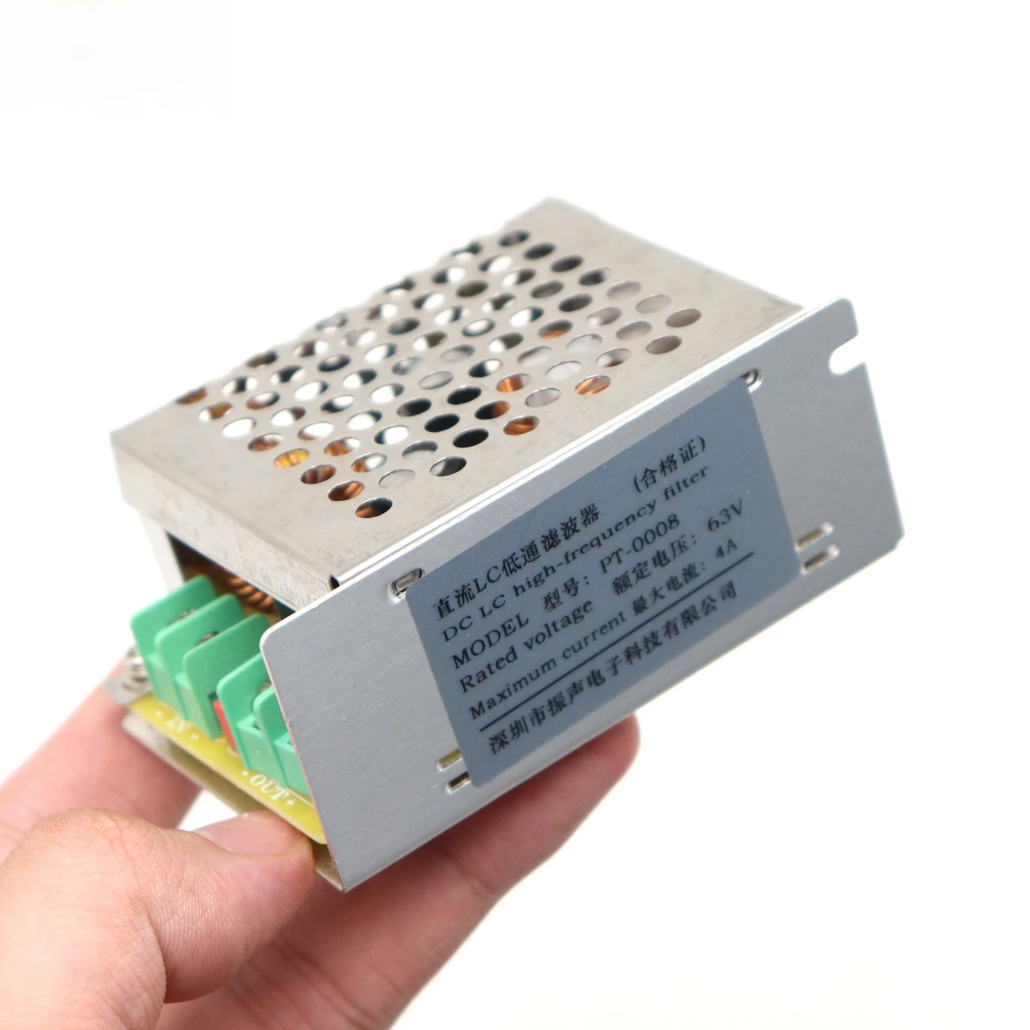 DC LC Low Pass Filter EMI EMC Suppression for Car Audio High Frequency Noise Filter Switching Power Ripple Reduction 12-24 Volts