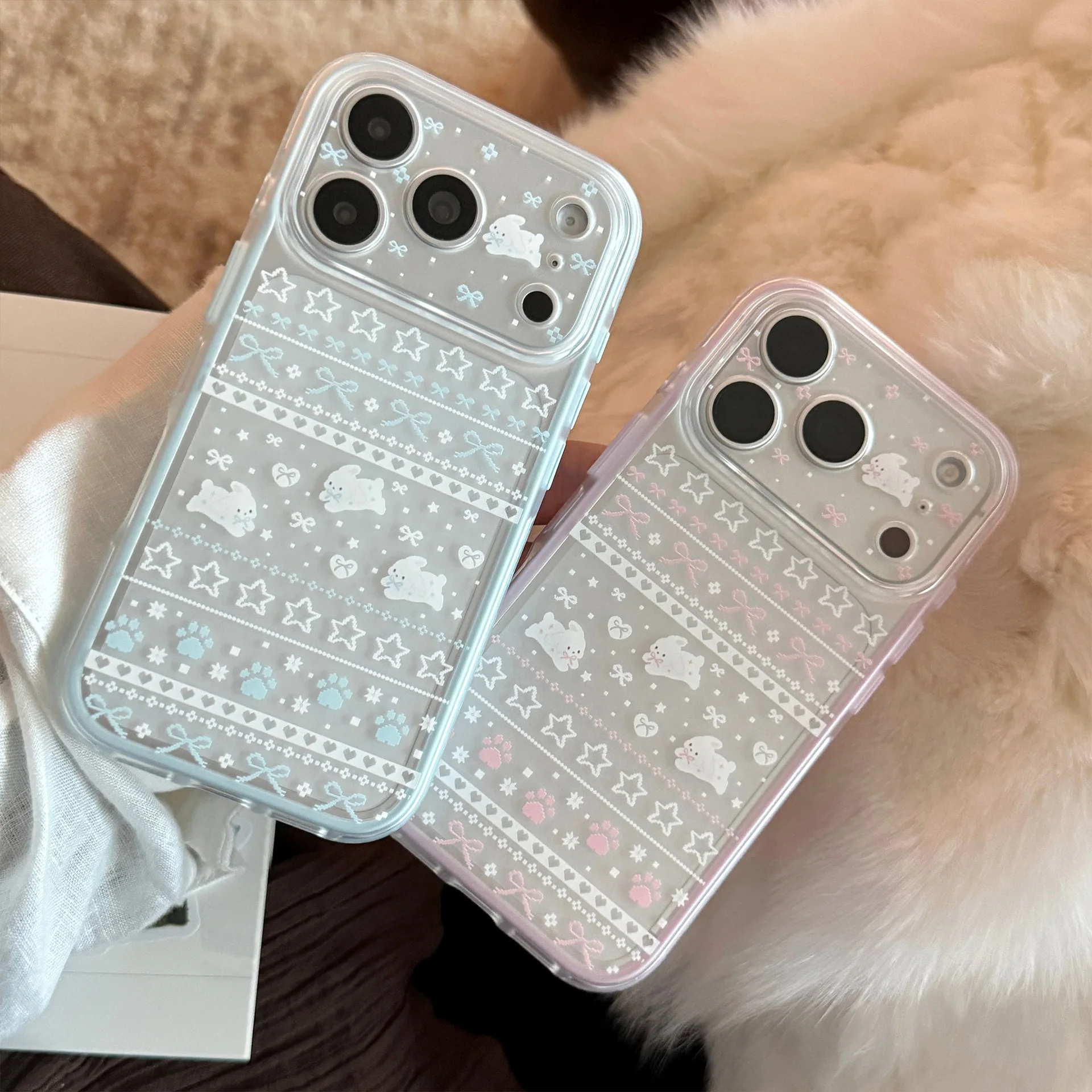 Kore Çizgi Film Tavşan Desenli - Clear Shockproof Bumper Case incelemesi ve fiyatı
