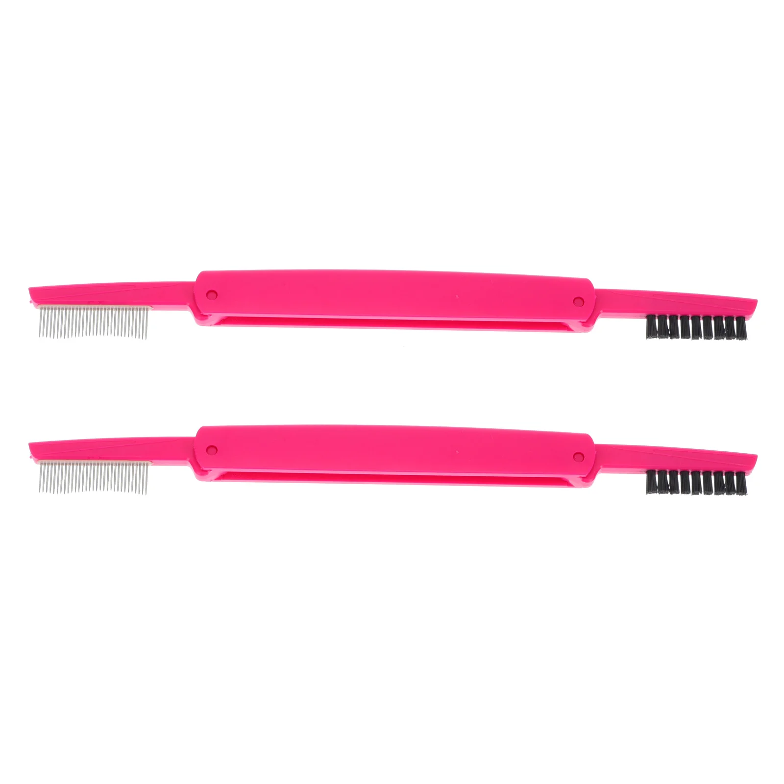 2 Pcs Eyelash Comb Practical Makeup Tool Multipurpose Brush Fold False Abs Eyebrow Shaper