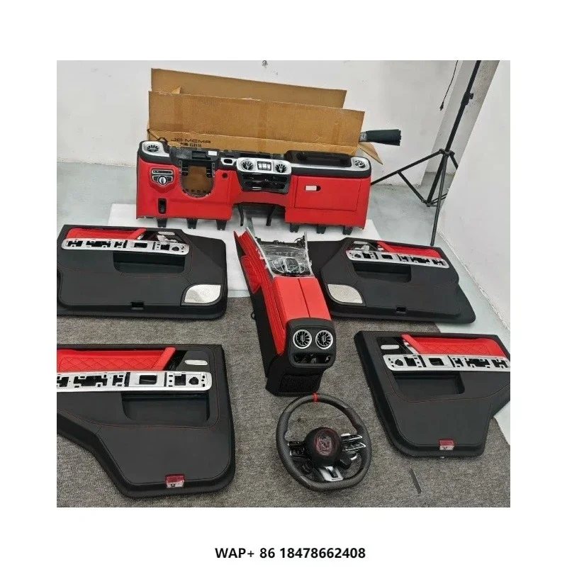 For Mercedes Benz G63 Dashboard G55 Saddle G500 Door Panel Interior Original Electric Seats Body Kit