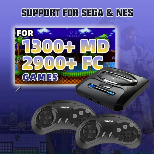 Imagen 2 del producto Consola de videojuegos Segas-MD de 16 bits para Sega Mega Drive Genesis FC Dendy, compatible con salida HDMI, máquina de juegos Retro