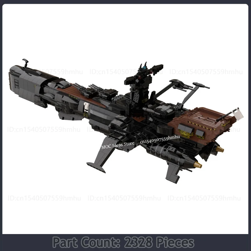 MOC Building Block New Space Battleship Arcadia In The Comic Is Suitable Fit MOC-48193 Kits Set DIY Collection Toy Birthday Gift