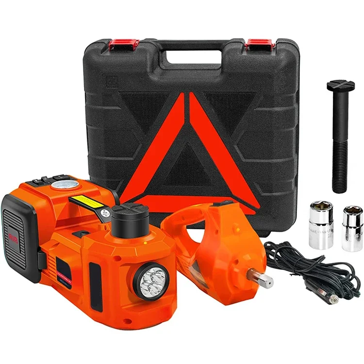 12V 3/5T Multifunctional Electric Hydraulic Portable Lifting Tool Kit Car Repair Power Wrenches and Jacks Set