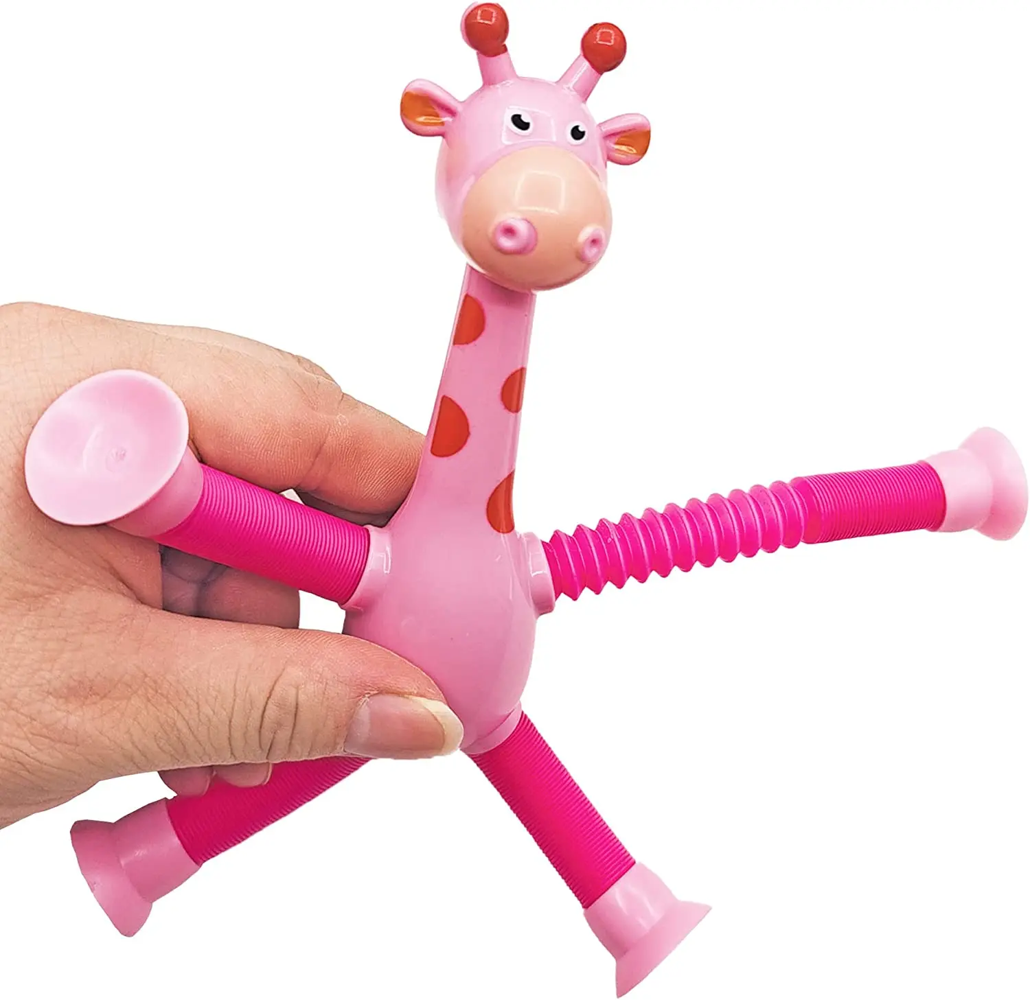 Fidget Brinquedos Crianças Ventosa Brinquedos Stress Relief Telescópicos Tubos Girafa Educacional Bebê Sensorial Anti-stress Squeeze Brinquedos