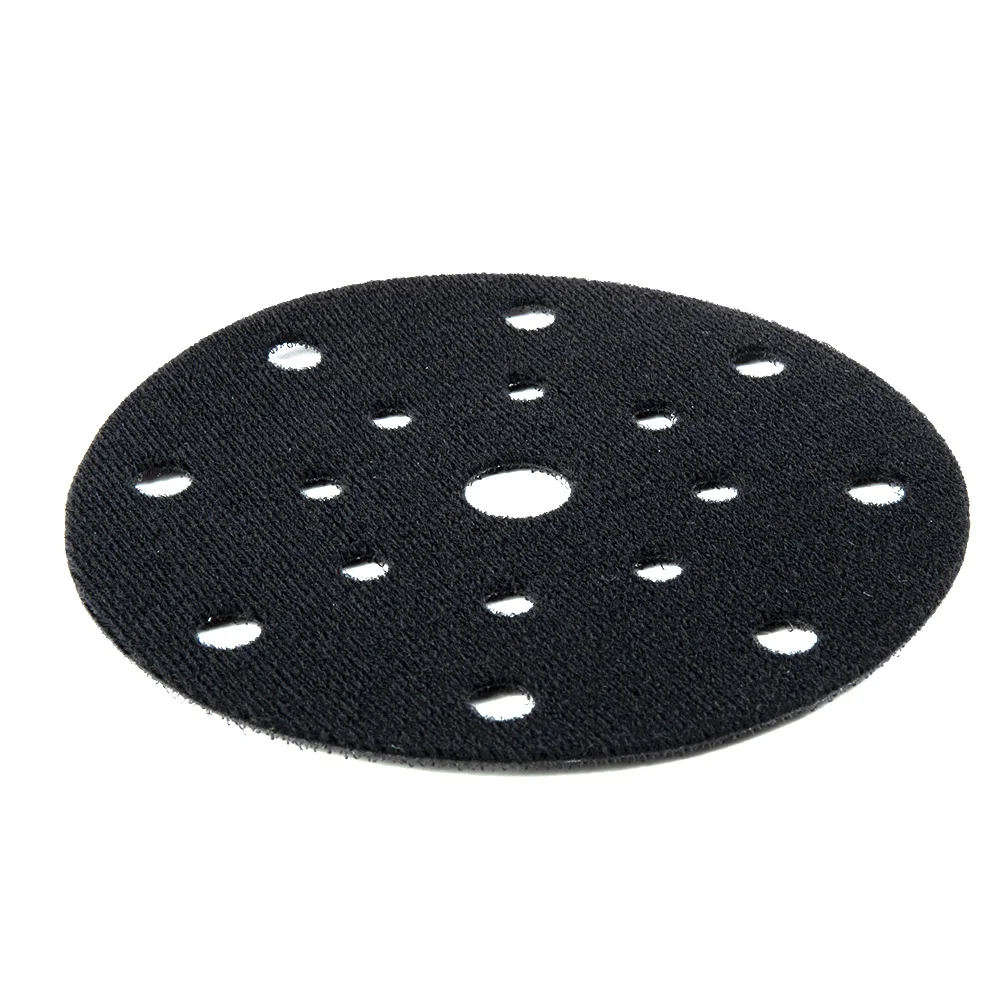 1Pc 17 Holes  Soft Sponge  Interface Pad  6 Inch 150 Mm  Sanding  Pads  Backing Disc  Hook & Loop Sanding Discs  For Polisher