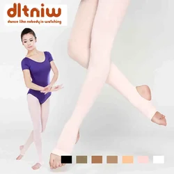 Women Stockings High Waist Plus Size Pantyhose Dance Thigh Highs Soft Elastic Collant  Adult Ballet Stirrup Tights