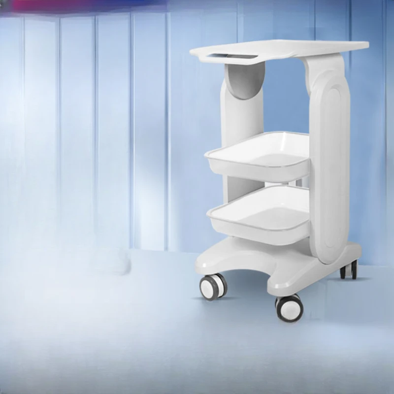 

Desktop beauty equipment, beauty salon dedicated small cart, small bubble base bracket, mobile tool cart, storage rack