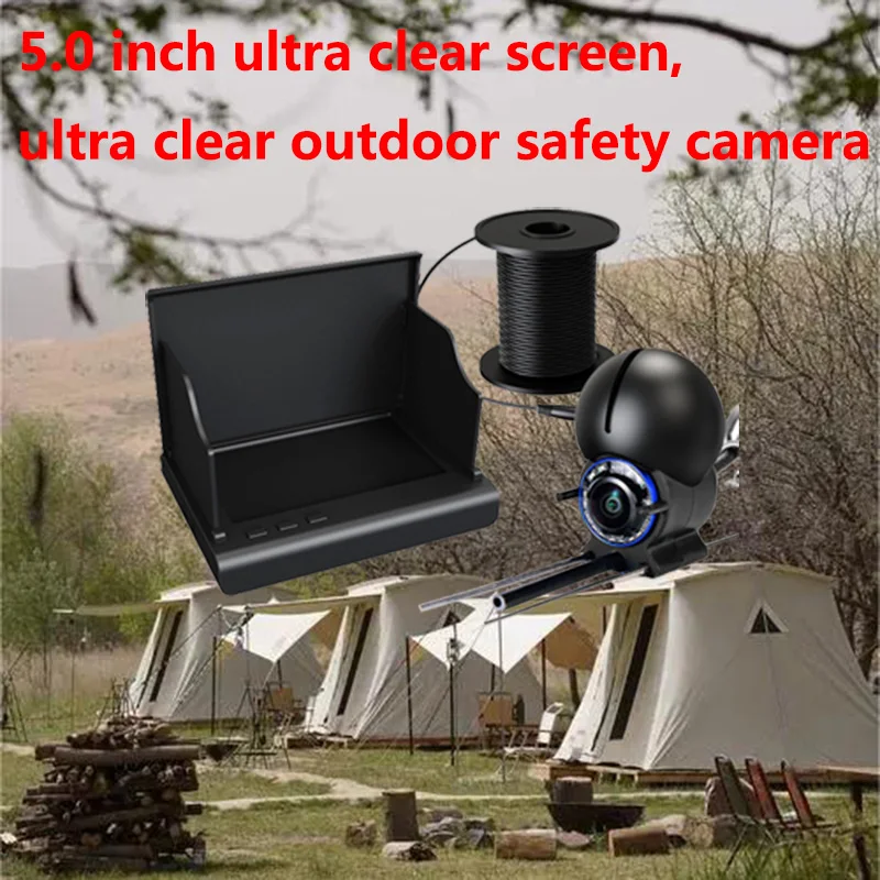 

5.0 inch ultra clear screen, ultra clear camera, outdoor camera, outdoor tent safety monitoring,fish finder underwater