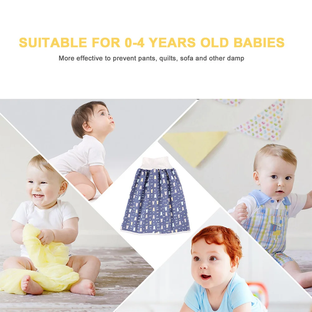 

1 pc Waterproof Anti-Leak Diaper Pants High Waist Training Underwear For Baby Breathable Machine Washable Cloth Diaper Skirts