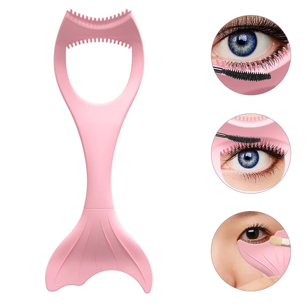 

Eyeliner Auxiliary Artifact Mascara Make up Aids Drawing Silicone Tool Makeup Tools Silica Gel Miss Eyelash Comb