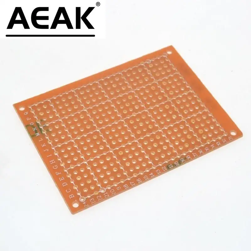 AEAK 10Pcs PCB 5*7CM 5*7 DIY Prototype Paper PCB Universal Experiment Matrix Circuit Board 5x7CM