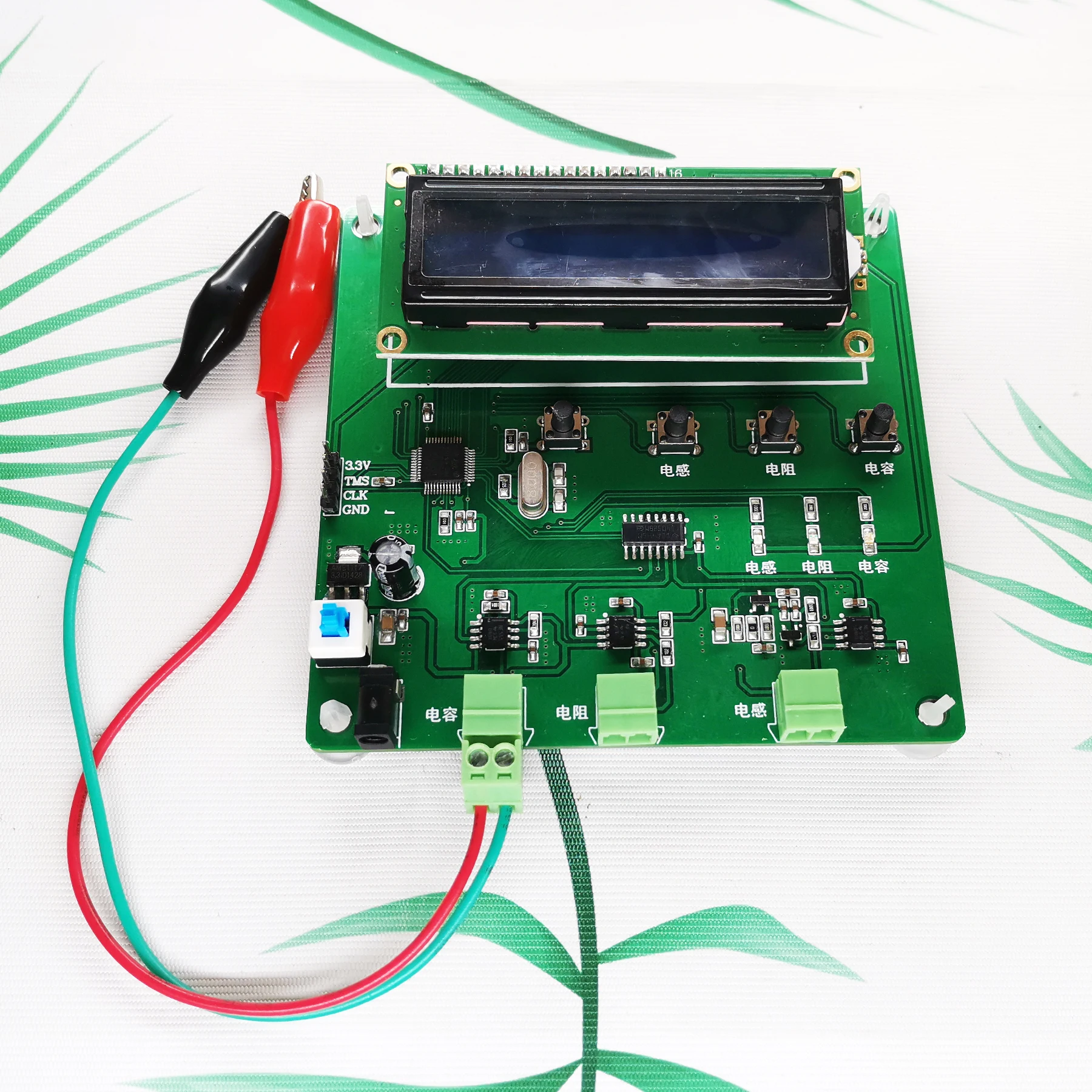 RLC measurement design based on STM32 microcontroller NE555 resistance capacitance inductance measurement