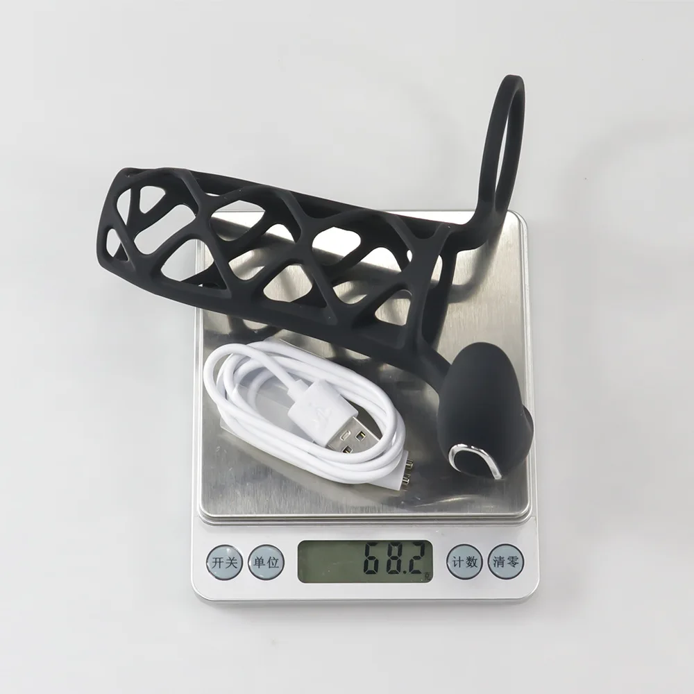 APP/Wireless Control Vibrating Penis Cock Cage Male Chastity Device Dick Enlargement Extender Ejaculation Delay Sex Toys For Men