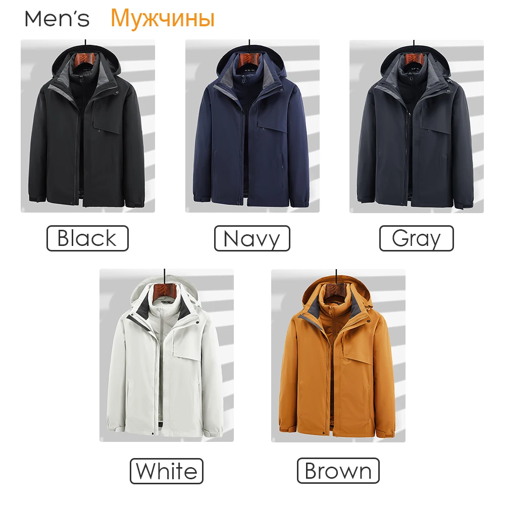 8XL Plus Size Men Women Winter New Warm 90% White Duck Down Jacket Coat Parka Men Casual Outfit Waterproof Hat Down Jacket Women