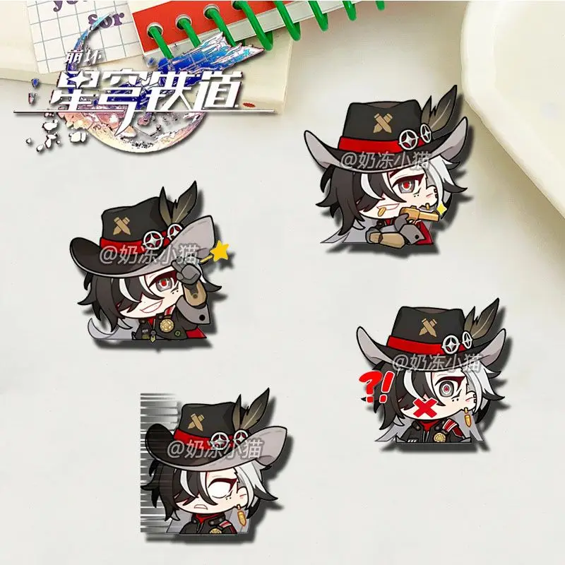 Boothill Badges Pins Anime Honkai Star Rail Women Brooch Fashion Creative Cartoon Cosplay Kawaii Brooches for Bag Accessorie