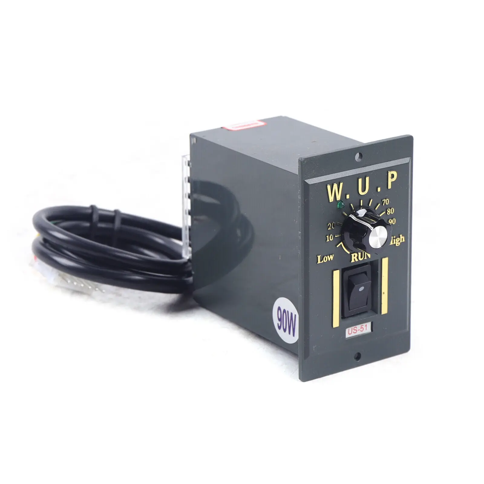 90 واط 110 فولت التيار المتناوب موتور تروس كهربائي متغير السرعة تحكم عزم الدوران مرحلة واحدة 5 كيلو