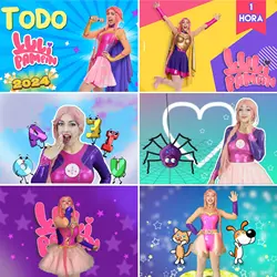 Halo Backdrop of Girl's Birthday Party Luli Pampín Cumpleaños Theme Pink Poster Photo Photography Studio Backdrop Props