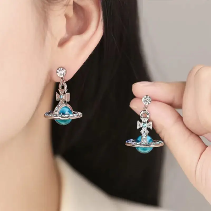 Cartoon Earring Anime Cute Figure NANA Fashion Necklace light luxury Accessories for  Women Jewelry Birthday Friend Gifts