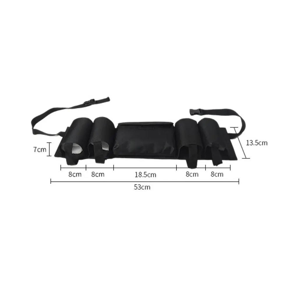 Waterproof Beer Soda Bottle Holder Belts Adjustable Tool Storage Cleaning Tool Waist Bag Oxford Large Capacity Tool Pouch