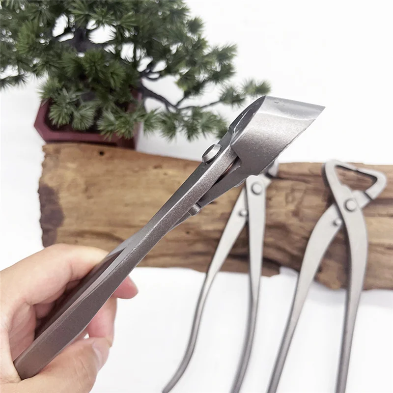 ABRE-1 Set Strumenti per modellare bonsai Forbici a bocca tonda + Forbici smussate + Cesoie per rami Forbici per nodi a sfera da giardinaggio