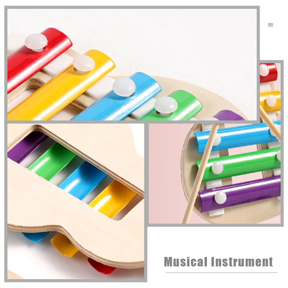 Xilófono para niños, juguete para bebés, instrumentos musicales, instrumentos de percusión de madera para niños pequeños