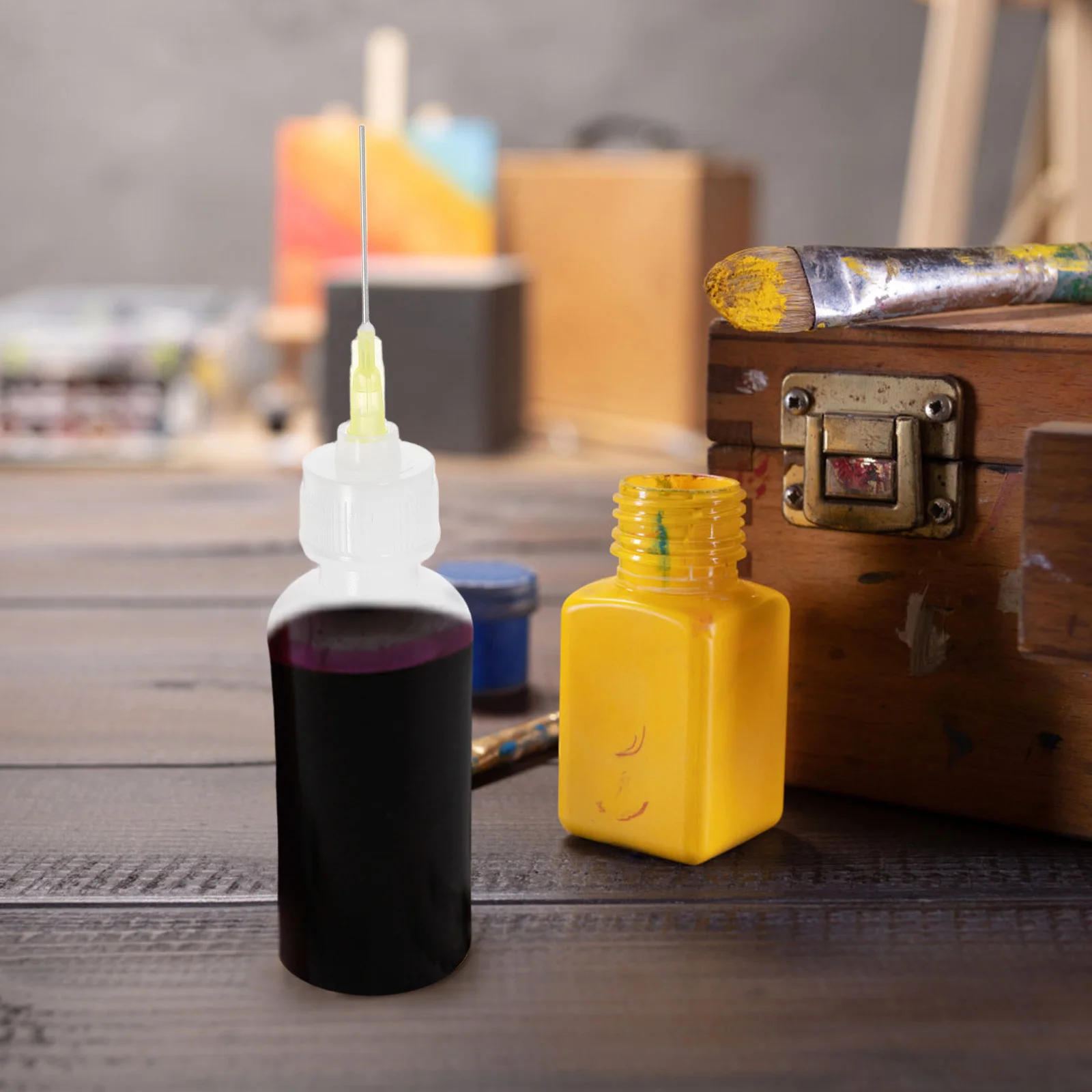 

5Pcs Precision Tip Applicator Bottles Needle Squeeze Glue Dispenser Bottles 55ml Fine Tip for DIY Craft Paper Quilling Acrylic