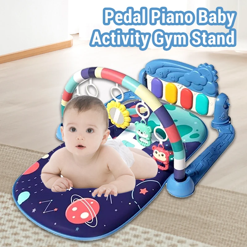 Multifunctionele Baby Fitness Frame Educatieve Deken Gym Pasgeboren Instrument Sussen Piano Speelmatten Vroeg Onderwijs Speelgoed Cadeau