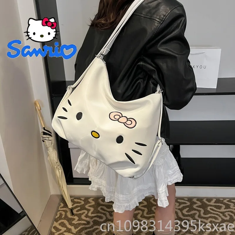 

Hello Kitty Luxury shoulder bag Purse Handbag for Women Large Capacity Multi Way Embroidered Cute Fashionable Daily Use