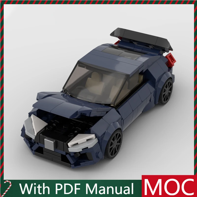 

275 PCS Hot Selling MOC Blue Sports Car Model Modular DIY Set Building Blocks Kids Assembly Display Toys Festival Surprise Gift