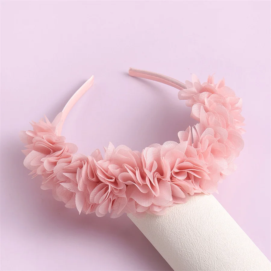 Bride Wedding Hairband Artificial Flower Crown Headband Hair Accessories Women Girls child Sweet Floral Hair Hoop Party Headwear