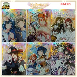 Anime Goddess Story 2M13 MSR Tokisaki Kurumi Kitagawa Asuka Langley Soryu Collector Card Toys Christmas Birthday Gift Boy Game