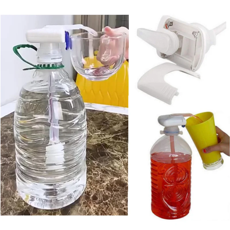 

Automatic Drinking Straw Suction Pump Automatic Beverage Straw Beverage Dispenser Magic Tap Spill Proof Water Pump Diy Dispenser