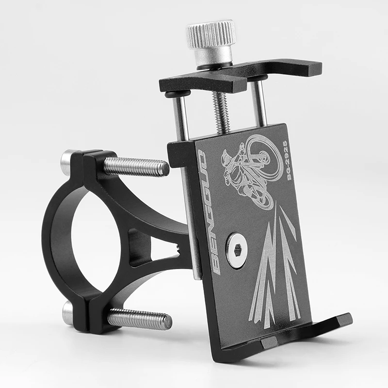 Untoom uchwyt na telefon rowerowy ze stopu aluminium uniwersalny metalowy rower kierownica motocykla stojak do montażu telefonu komórkowego akcesoria rowerowe — zdjęcie produktu 6