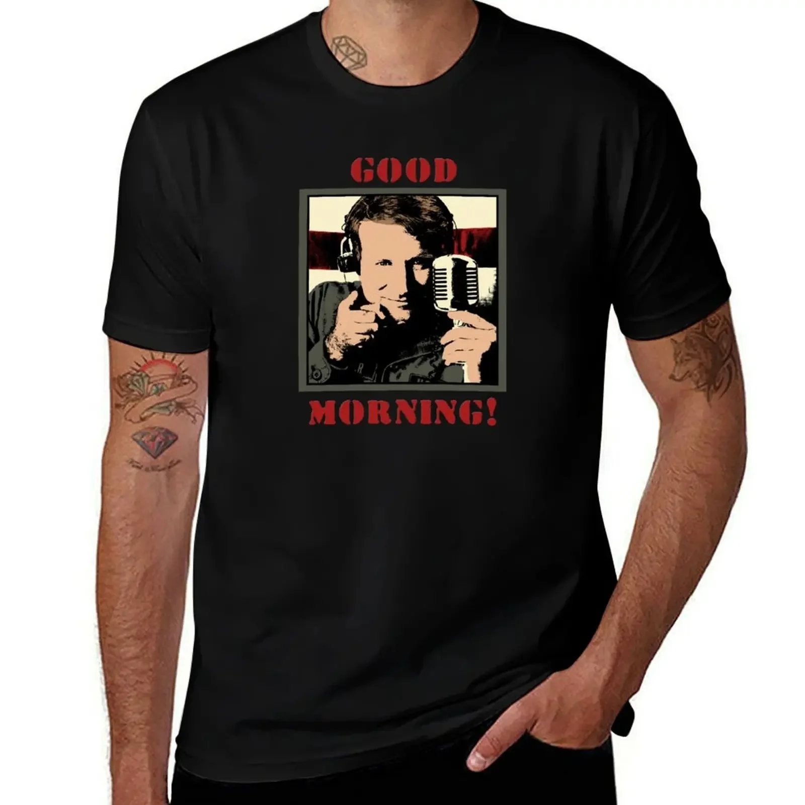 

Good Morning! T-Shirt blue archive customizeds sublime t shirts men