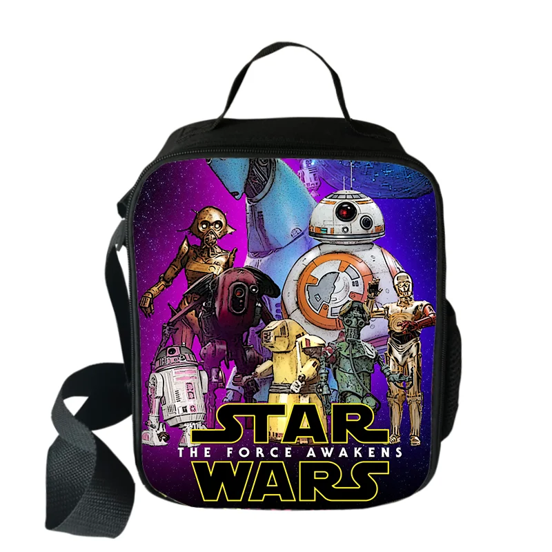 Star Wars Protect Lunch Bags Boys Girls Travel Tote Bags Picnic Food Fresh Storage Bags Student Mini Messenger Bag