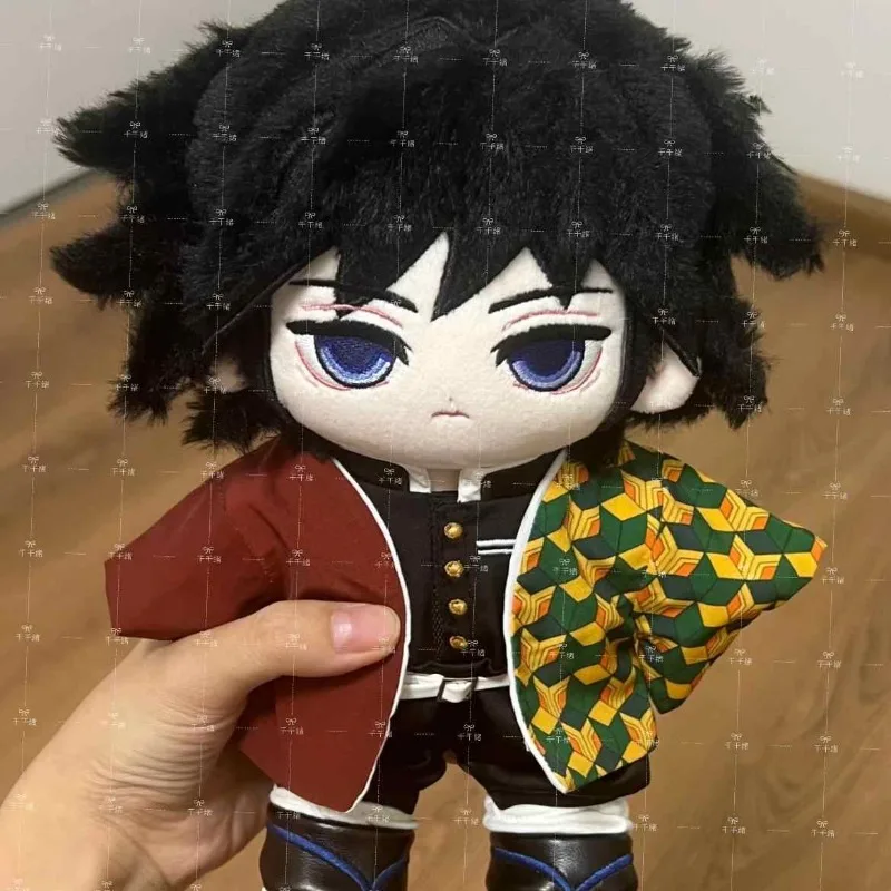 

20CM Anime Demon Slayer Tomioka Giyuu Cosplay Mascot Replacement Clothes Cartoon Toys Plushie Gift Christmas Present Cotton Doll