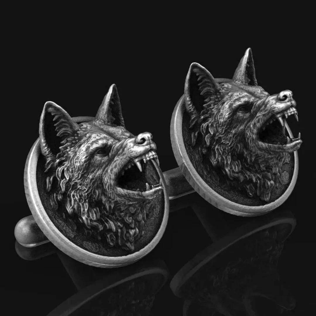 Mens Cufflinks Animals Religious Jesus Cuff links Boys Holidays Gifts Wedding Guest Dresses Accessories Gentleman Shirt Button