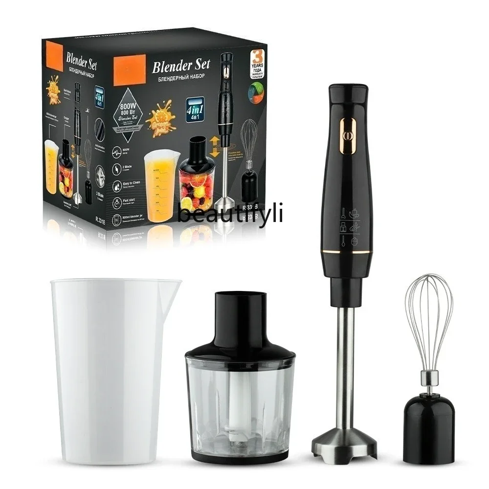 Asmt42 Multifunctional Kitchen Handheld Cooking Stick Baby Supplementary Food Electric Stirring Stick Milk Juicing Grind Meat