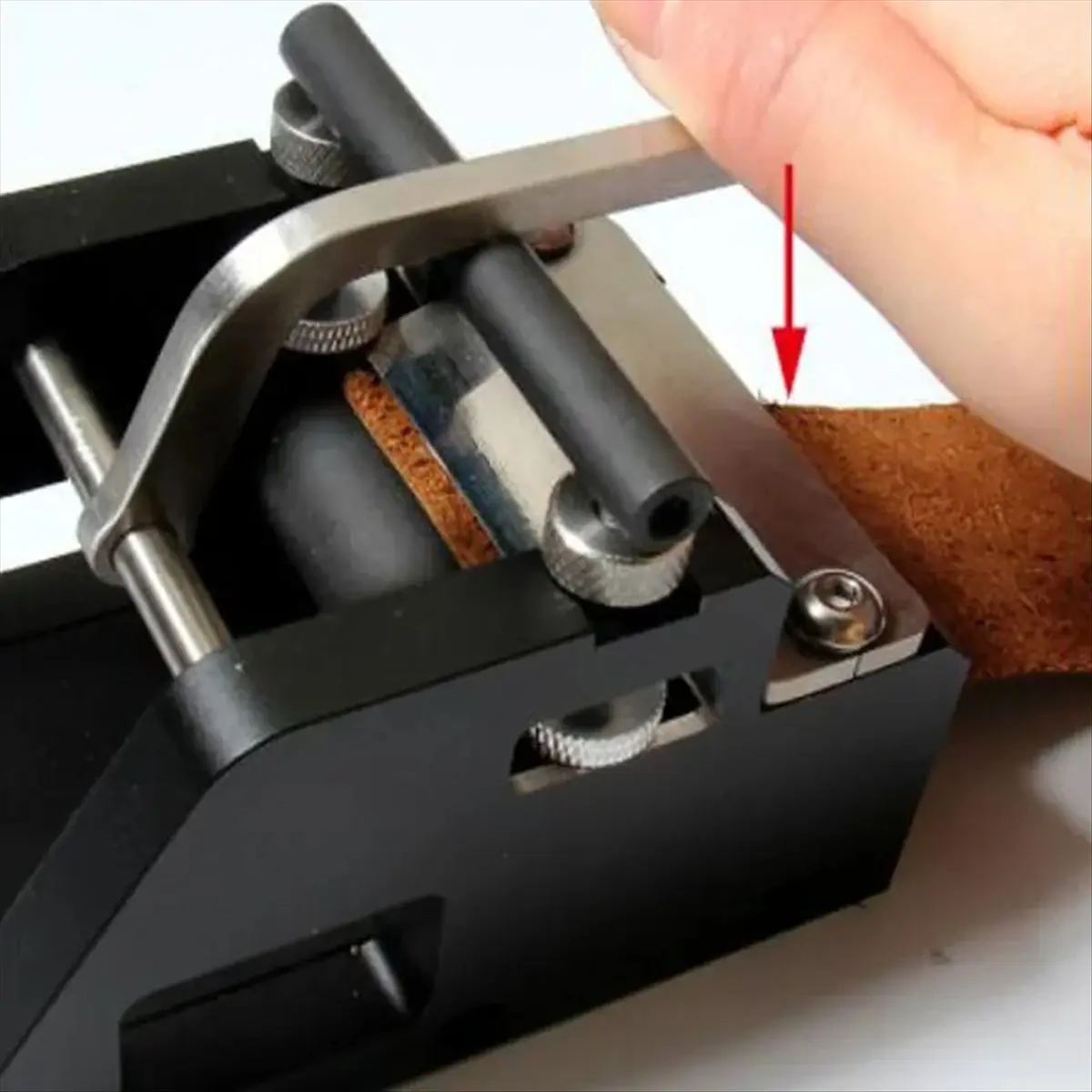 

Ремень для рукоделия из кожи своими руками, регулируемый режущий инструмент для истончения, ручной разделитель кожи и машина для зачистки, алюминий, ручная работа