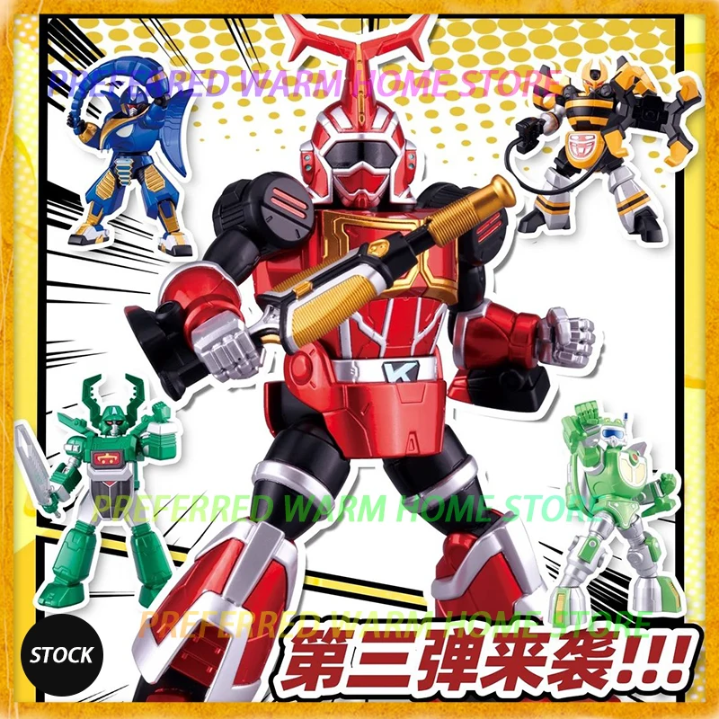 In Stock BANDAI X TOPTOY BNFQ B-ROBO KABUTACK VOL.3 Blind Box Model Toys Kuwajiro Cobrander Gerotan Sharkler Scorpio