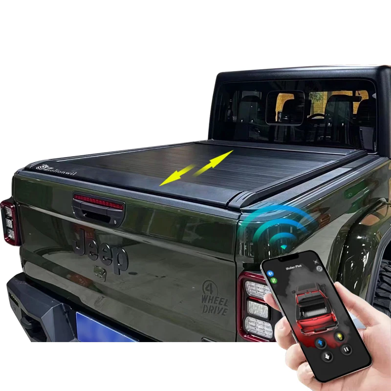 

Electric Removable Pick up Truck Bed Covers Tonneau Cover for Pickup Truck for Jeep Gladiator