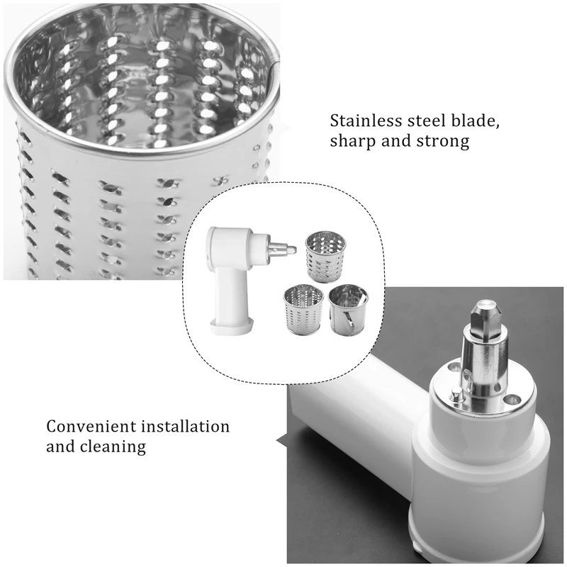 Vegetable Slicer/Shredder/Cheese Grater For Kitchenaid Stand Mixer Attachment Slicing Shredding Accessories