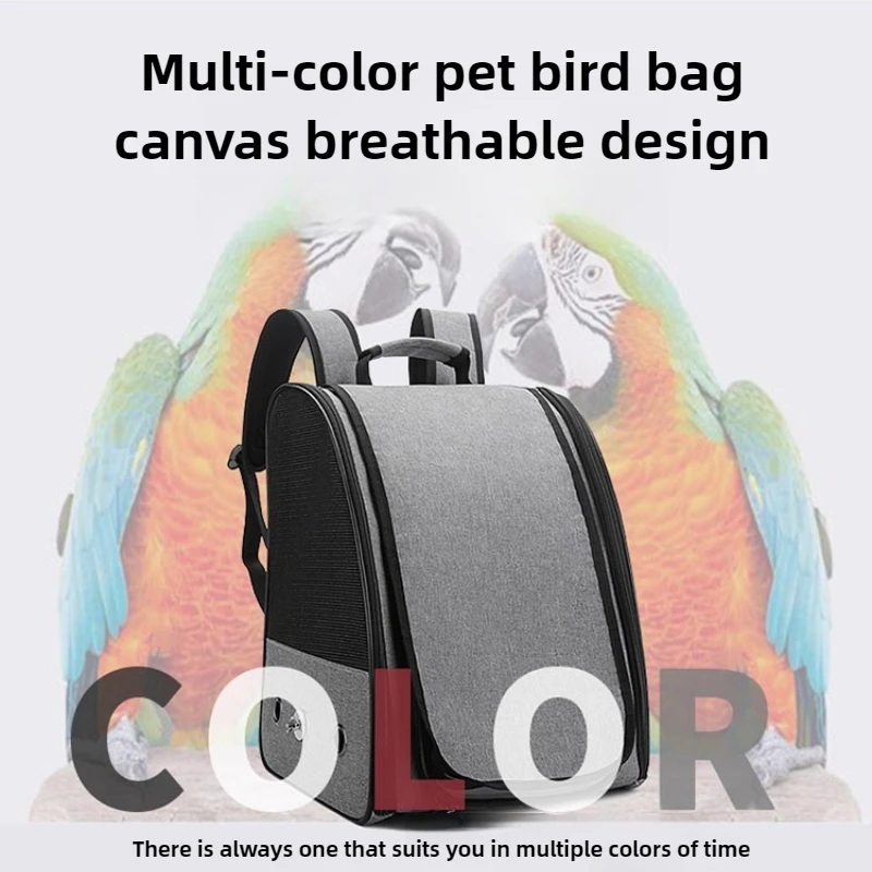 

Сумка для попугая, портативный рюкзак для домашних животных, дышащий рюкзак для больших, средних и маленьких попугаев, рюкзак для домашних животных, товары для птиц