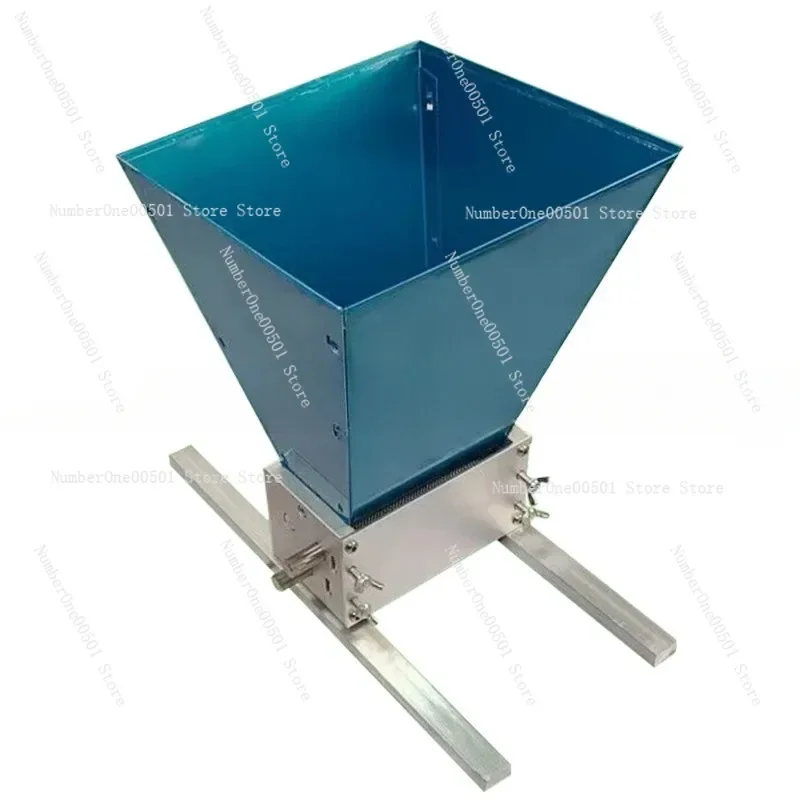 Molino de malta de grano de 3 rodillos, trituradora de cebada Manual para elaboración casera, molinos de granos con tolva y soporte de Base de Metal