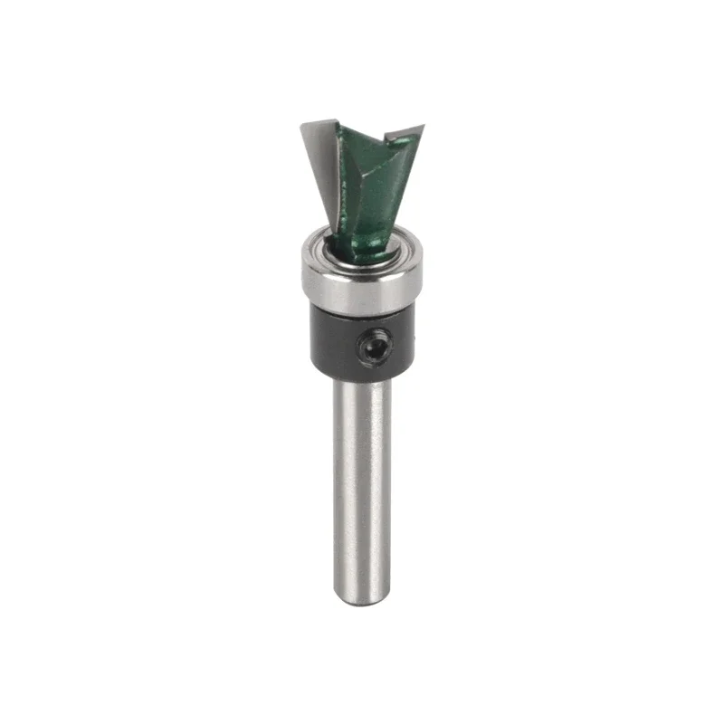Dovetail Bit With Bottom Bearing Router Bit Woodworking Milling Cutter For Wood Bit Face Mill Carbide Cutter End Mill